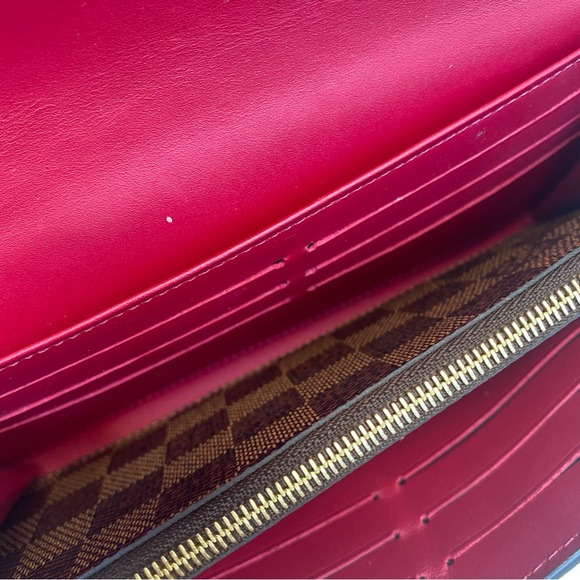 SOLD Louis Vuitton Damier Ebene Croisette Wallet - Picture 13 of 15